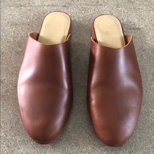 Nisolo Brown Flat Mules Lima Slip On